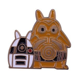 New mash up my neighbor Totoro Star Wars pin badge